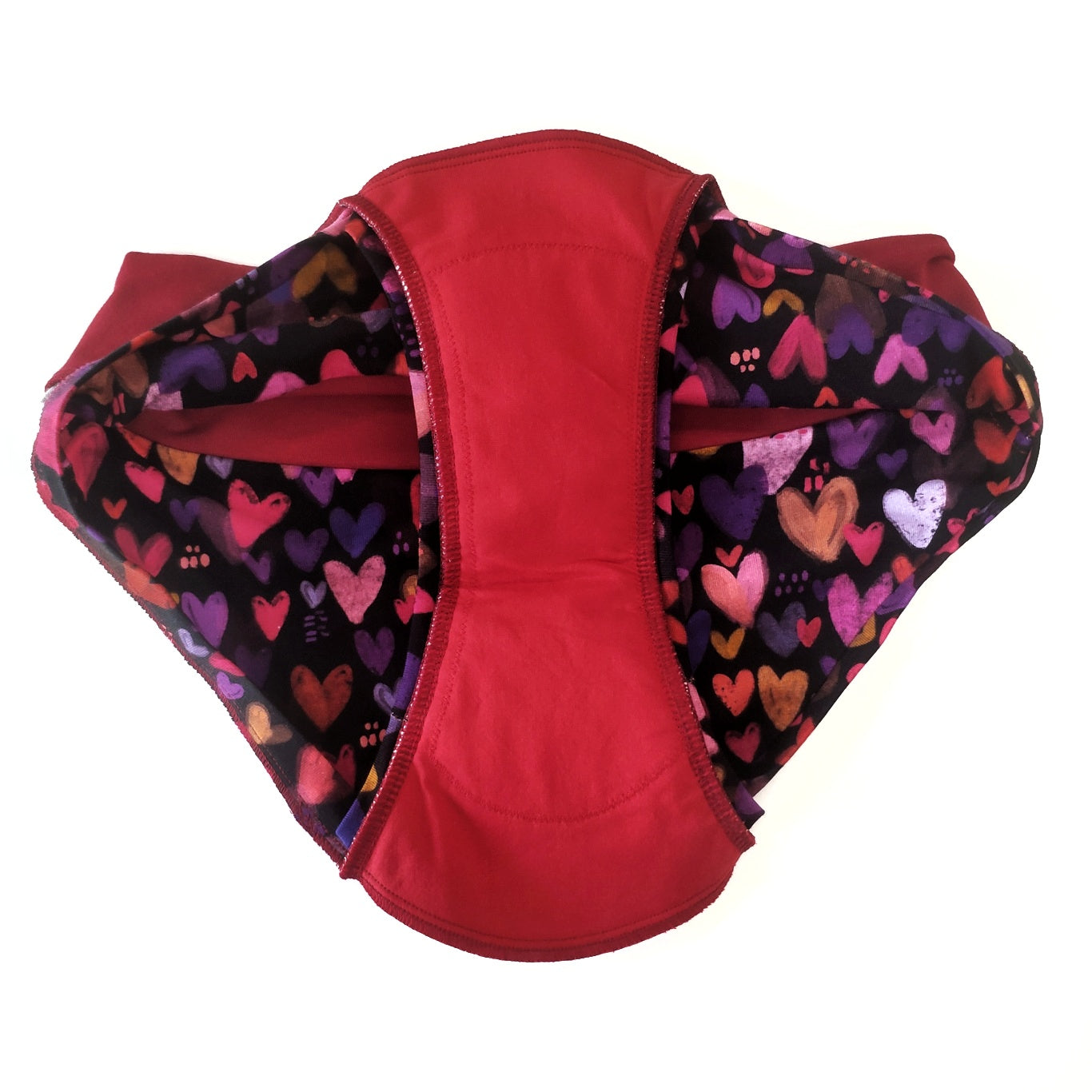 Braga Menstrual Útero Corazón